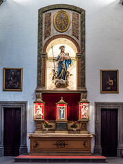 Fototapeta na wymiar Interior of Cathedral of Santa Ana in Las Palmas, Canary Islands, Spain.