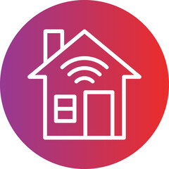 Vector Design Smart House Icon Style