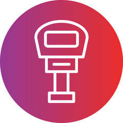 Vector Design Parking Meter Icon Style
