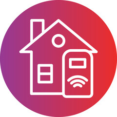 Vector Design Home Control Icon Style