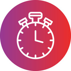 Vector Design Timer Icon Style