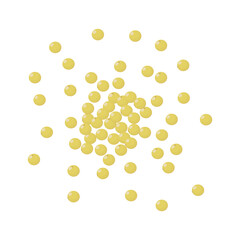 Vector illustration of organic millet.