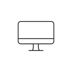 Monitor icon. Display symbol modern, simple, vector, icon for website design, mobile app, ui. Vector Illustration