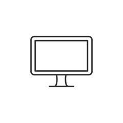 Monitor icon. Display symbol modern, simple, vector, icon for website design, mobile app, ui. Vector Illustration