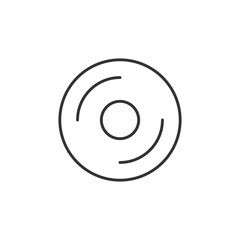 DVD, CD icon. Disc symbol modern, simple, vector, icon for website design, mobile app, ui. Vector Illustration