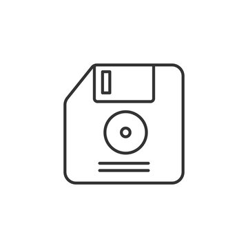 Save disc icon. Diskette symbol modern, simple, vector, icon for website design, mobile app, ui. Vector Illustration