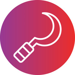 Vector Design Sickle Icon Style