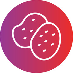 Vector Design Potatoes Icon Style