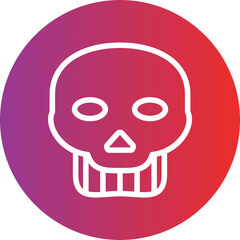 Vector Design Skull Icon Style