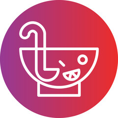 Vector Design Birthday Punch Icon Style