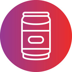 Vector Design Soda Can Icon Style