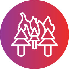 Vector Design Wildfire Icon Style