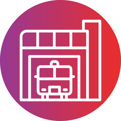 Vector Design Firefighter Garage Icon Style