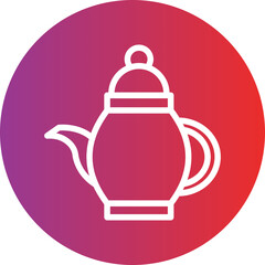 Vector Design Teapot Icon Style