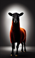 Ultimate Sacrifice: Sheep in the Holy Celebration of Eid al-Adha created with generative AI