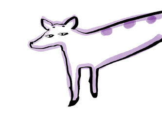 紫、奈良、鹿、高貴な鹿