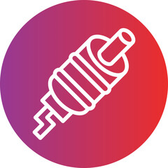 Vector Design Exhaust Pipe Icon Style