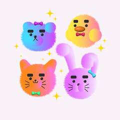 Animales adorables en 3D