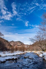 冬の奥日光、光徳沼