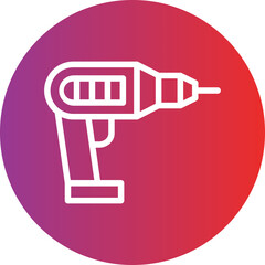 Vector Design Driller Icon Style