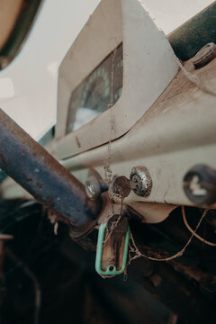 Old rusty farm truck