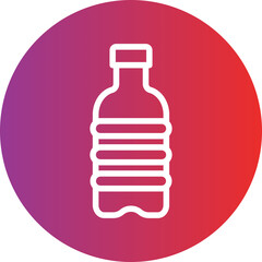 Vector Design Water Bottle Icon Style