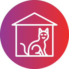 Vector Design Pet House Icon Style