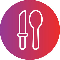 Vector Design Cutlery Icon Style