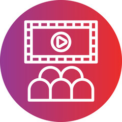 Vector Design Cinema Icon Style