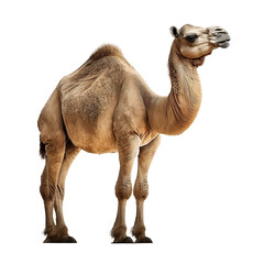 camel isolated on background - obrazy, fototapety, plakaty