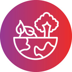 Vector Design Clean Environment Icon Style