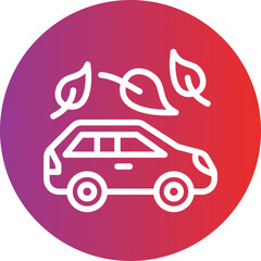 Vector Design Low Emission Icon Style