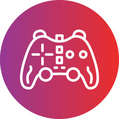 Vector Design Game Console Icon Style