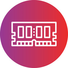 Vector Design RAM Icon Style