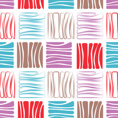 Trendy vector seamless abstract pattern