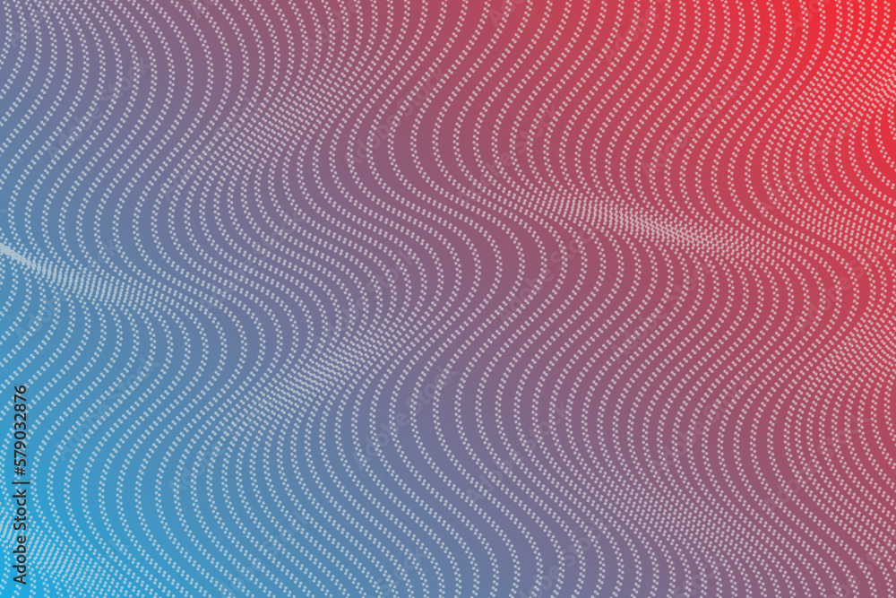 Fototapete soft 3d halftone wave effect. simple gradient abstract background. suitable for landing page and com