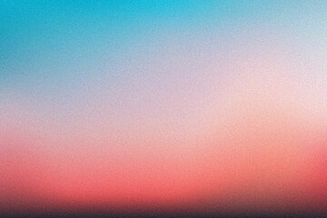 Basic RGB Abstract gradient blurred pattern colorful with realistic grain noise effect background, for art product design and social media, trendy and vintage style light blue pink