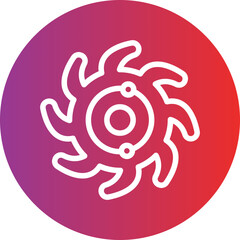Vector Design Black Hole Icon Style