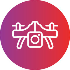 Vector Design Camera Drone Icon Style