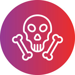Vector Design Jolly Roger Icon Style