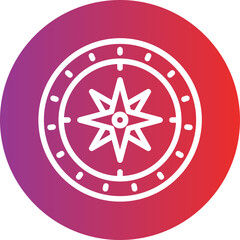 Vector Design Compass Icon Style