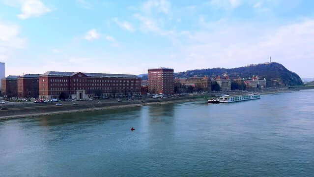 Danube River panorama, Budapest, Hungary