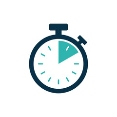 Stopwatch Icon Vector Template