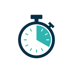 Stopwatch Icon Vector Template
