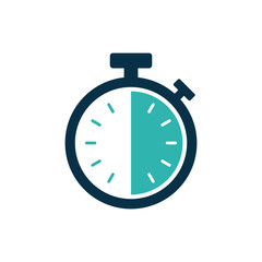 Stopwatch Icon Vector Template