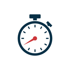Stopwatch Icon Vector Template
