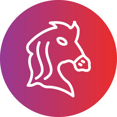Vector Design Horse Icon Style