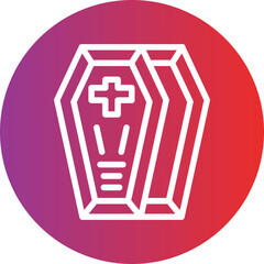 Vector Design Coffin Icon Style
