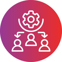 Vector Design Delegate Icon Style