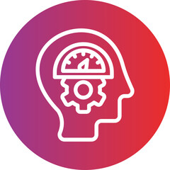 Vector Design Mental Control Icon Style